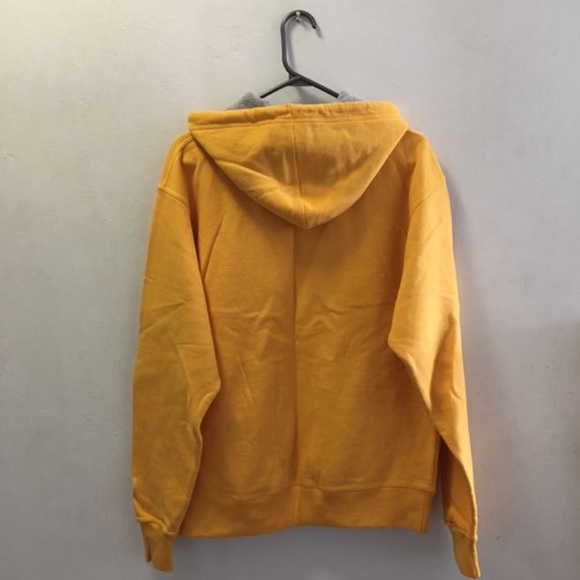 YELLOW GOLD CHAMPION POWERBLEND FLEECE HOODIE - Picture 2 of 3
